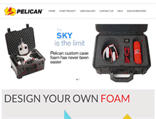 Tablet Screenshot of pelicanfoam.com